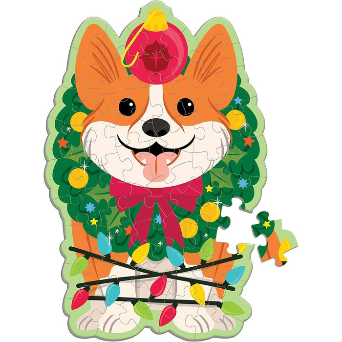 48 Piece Puzzle | Scratch + Sniff Corgi
