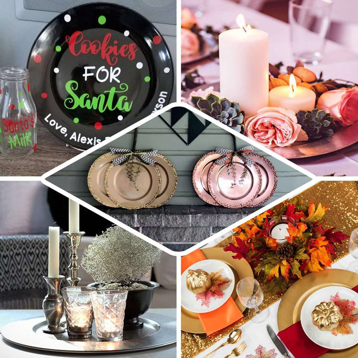 Festive holiday table settings and decorations for a joyful celebration.
