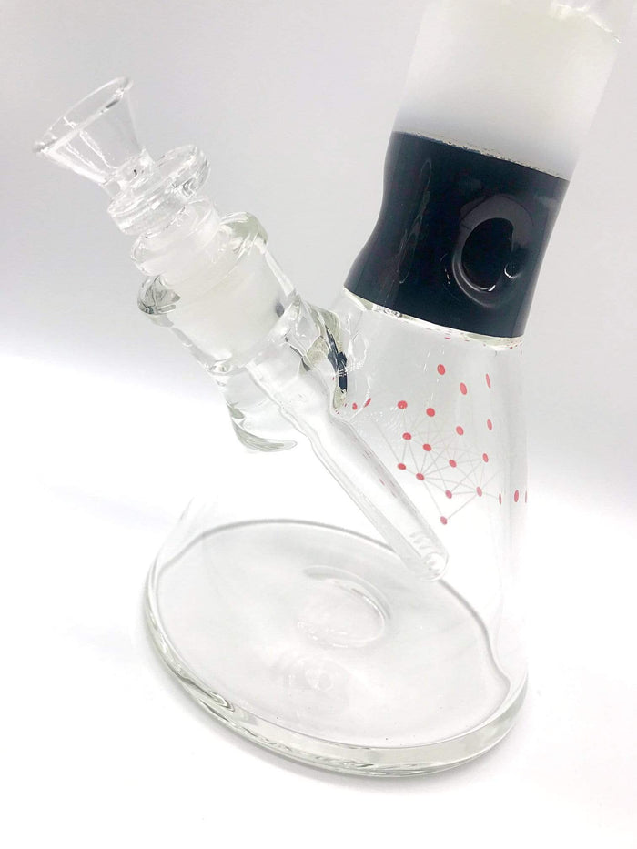 Smoke Station Water Pipe 9mm Thick Base Two-Tone Zodiac Chart American Water Pipe