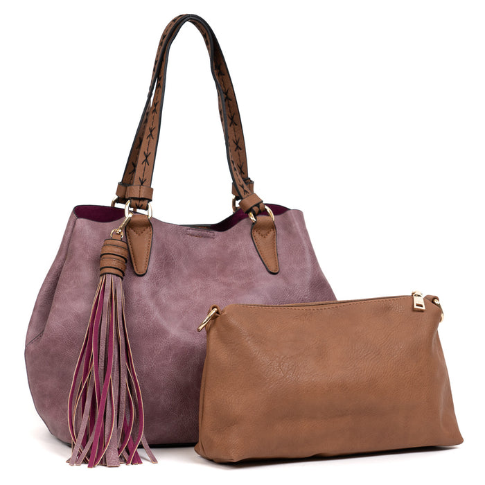 Aliza Satchel Violet