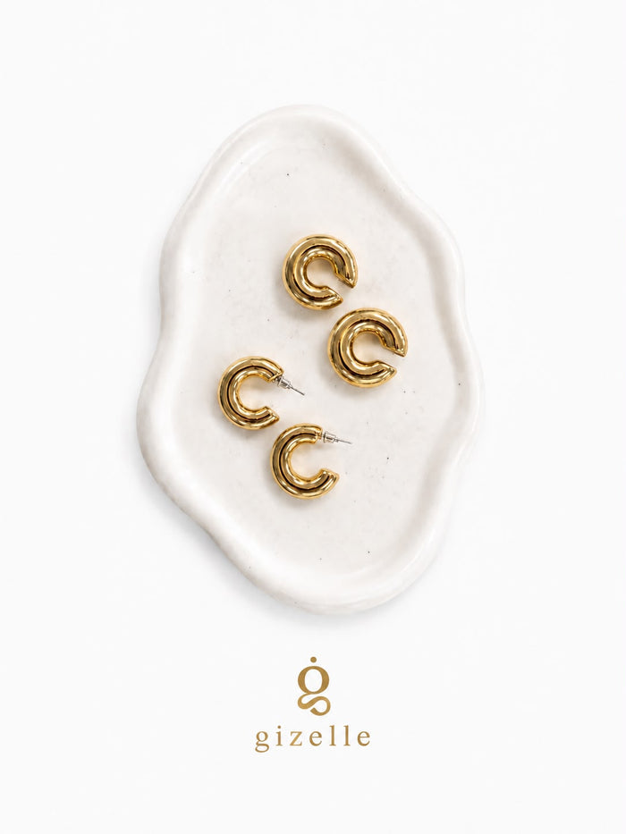 Big Ear Cuffs with One Earring (Gizelle)