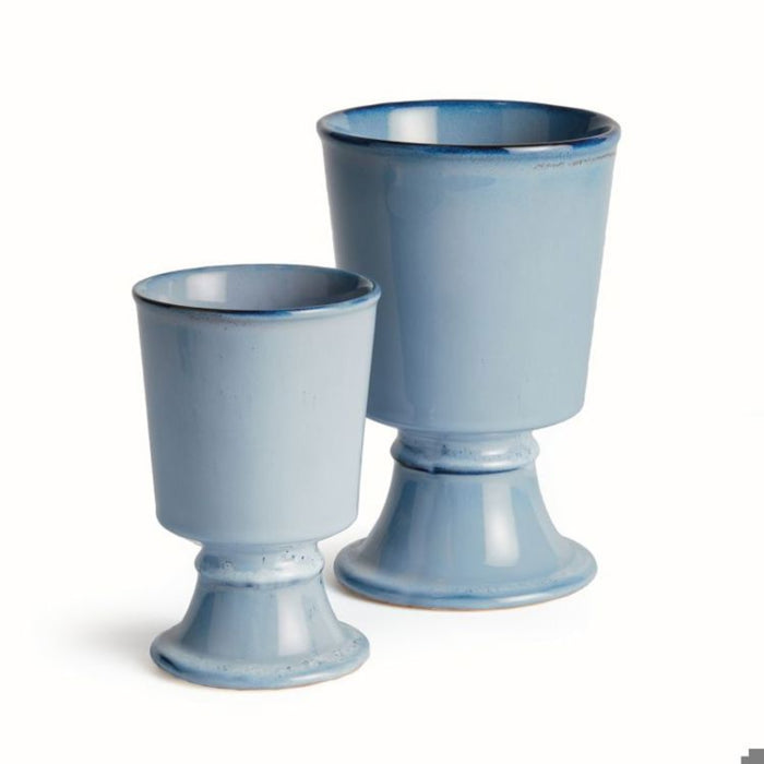 Blue Kelcy Footed Cachepot
