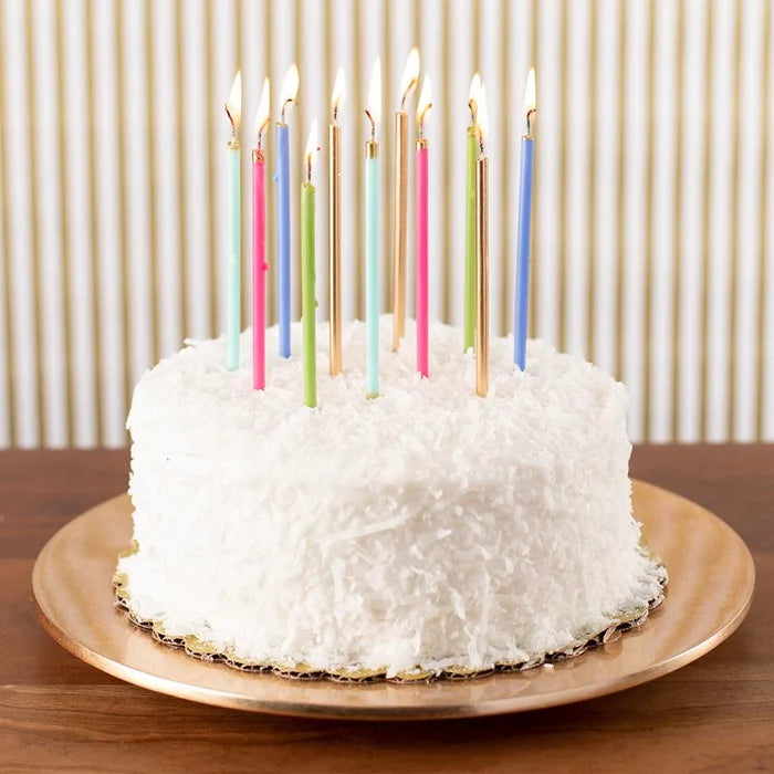 Caspari - Birthday Slims - moss green - Findlay Rowe Designs