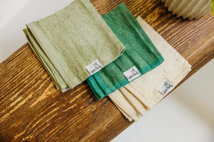 Copper Pearl 6 Ultra Soft Wash Cloths in Haven