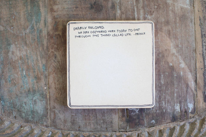 Dearly Beloved (Prince) Square Notepad