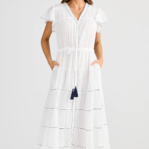 Delilah Dress White (Holiday)