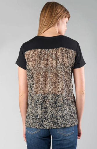 Deray T-shirt Black (Le Temp Des Cerises)