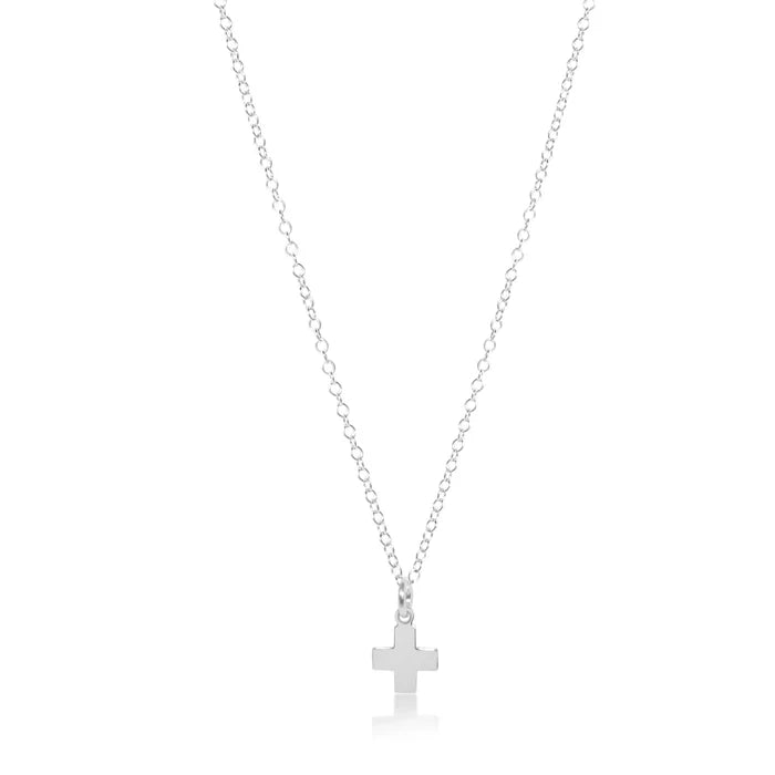Enewton - 16in Necklace Sterling - Signature Cross - Sterling Charm - Findlay Rowe Designs