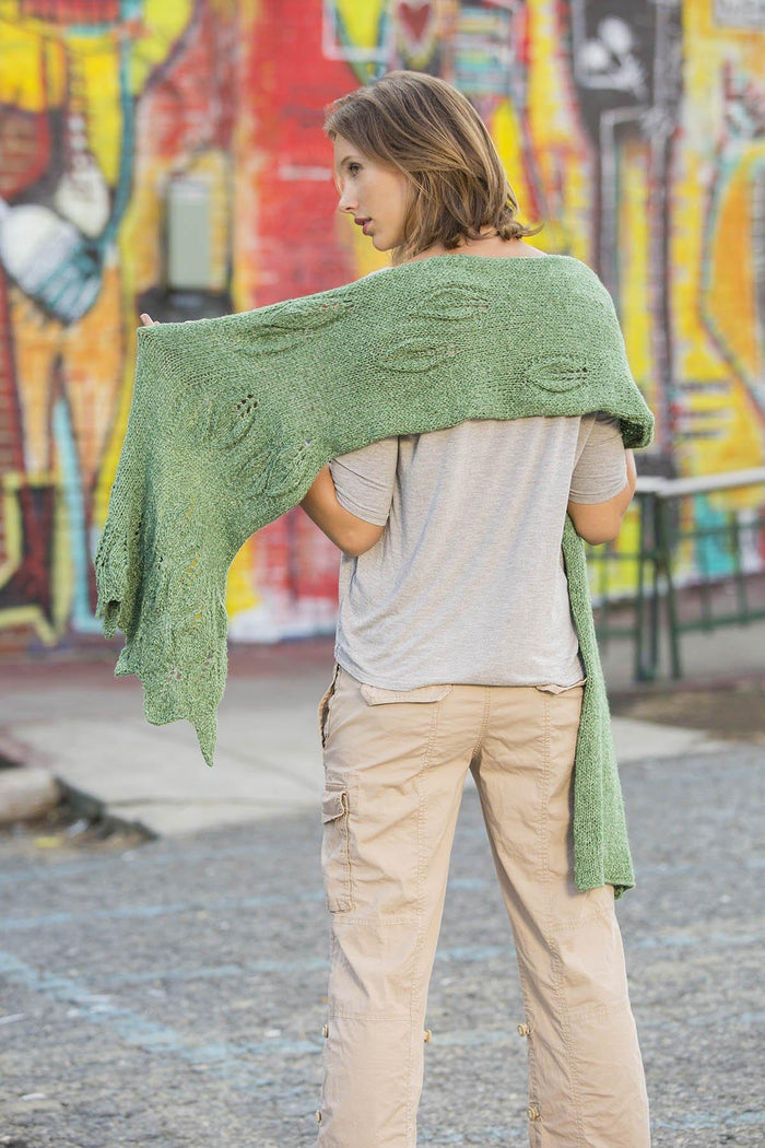 Forest Floor Stole Pattern Fibra Natura