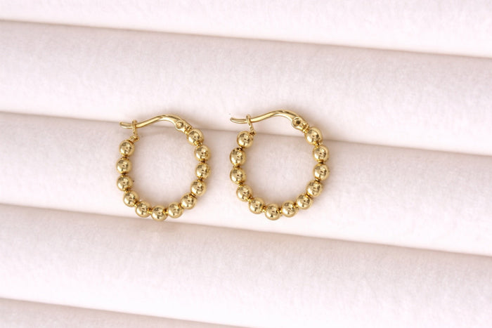 Gold Ball Earring (Gizelle)