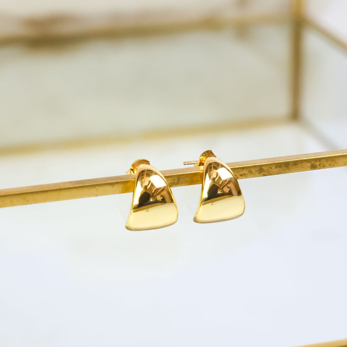 Gold Small Chubb Hoop (Gizelle)