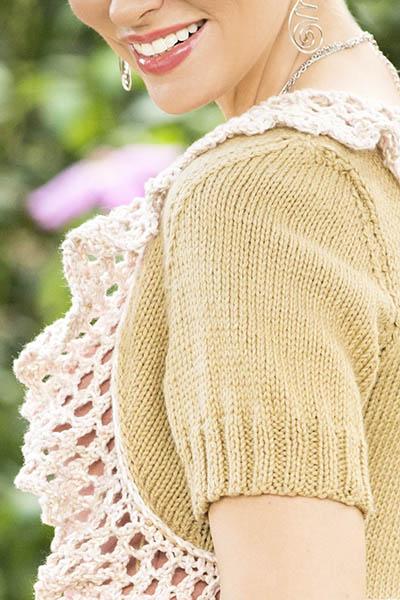 Honeycomb Bolero Pattern Universal Yarn