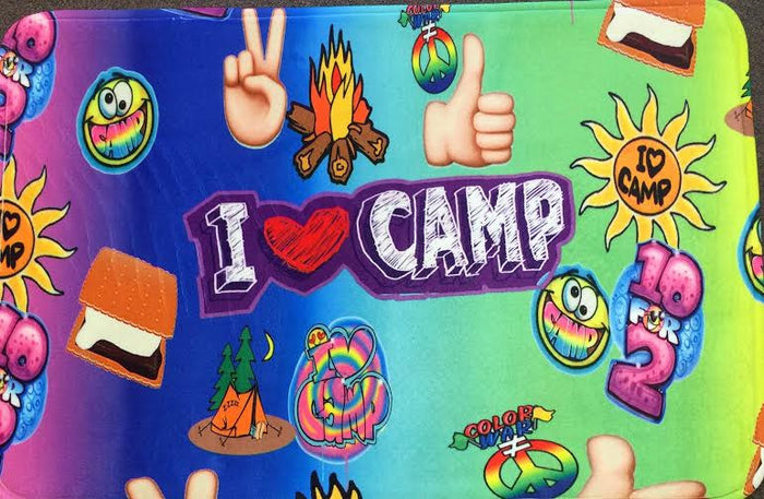 I Heart Camp Mat