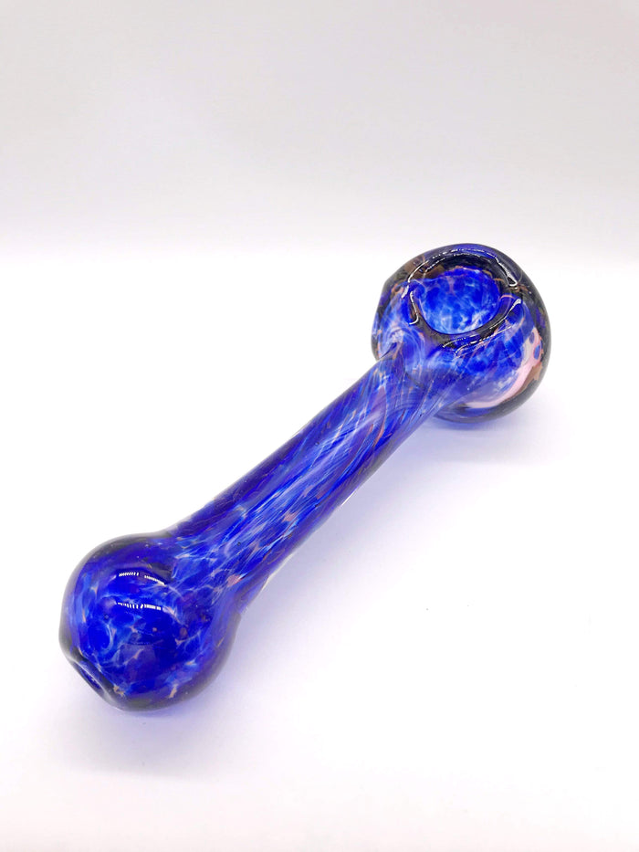 Smoke Station Hand Pipe Inside Out Speckle Spoon Hand Pipe 5”