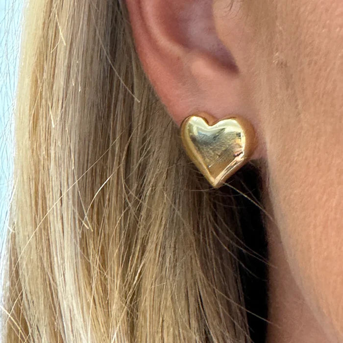 InspireDesigns - Earrings - Heart Post - Findlay Rowe Designs