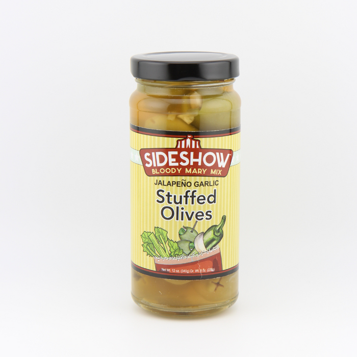 Jalapeno Garlic Stuffed Olives - Local