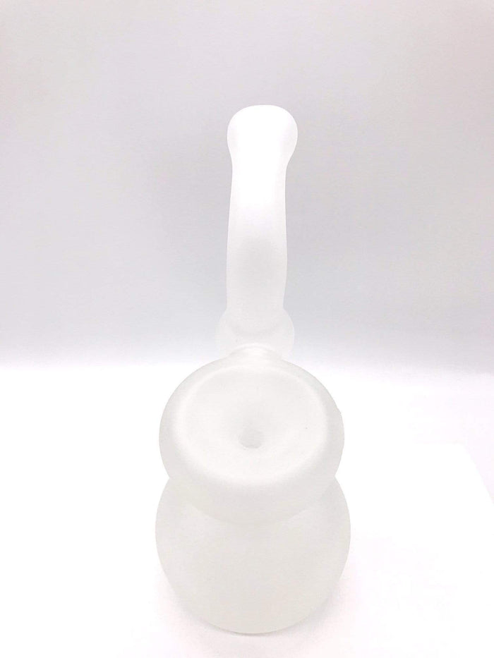Smoke Station Water Pipe Frosted Large Frosted Snow Glass Bubbler