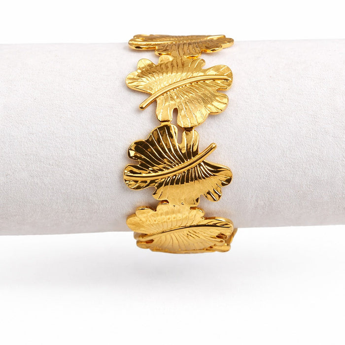 Leaf Bracelet Gold (Gizelle)