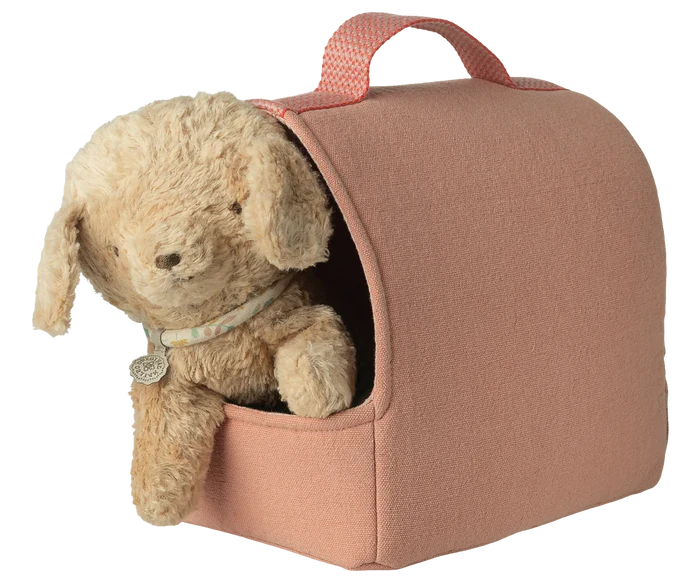 Maileg Pet Carrier - Coral