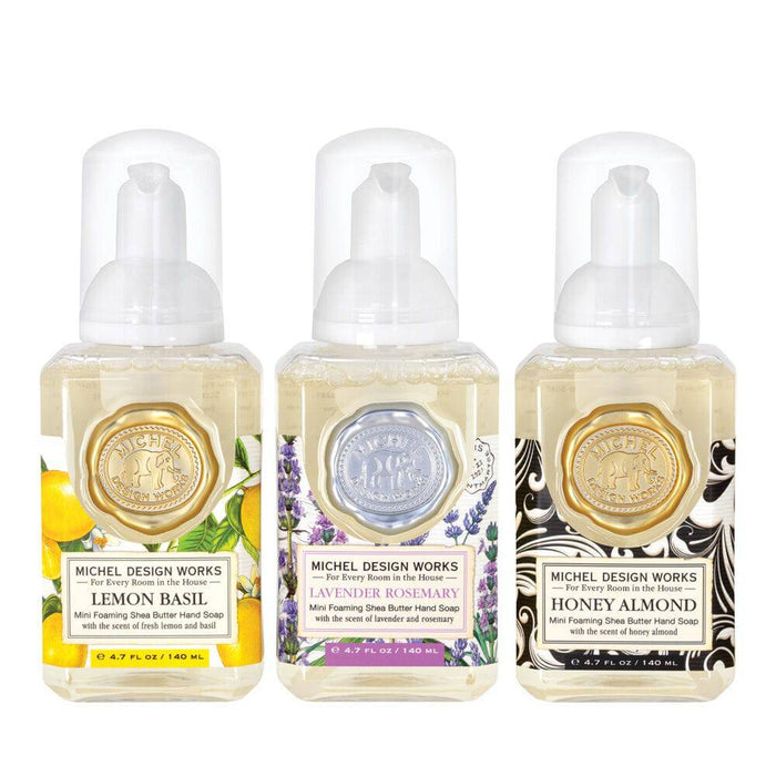Michel Design Works - Mini Foaming Hand Soap Set - Lavender, Lemon , Honey - Findlay Rowe Designs