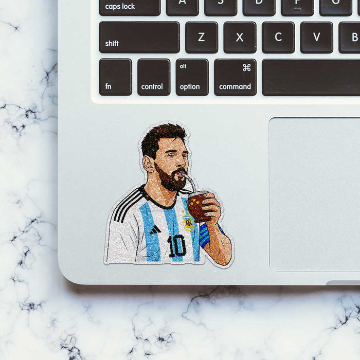 No.10 Sipping Mate Glitter Sticker - Glitter Stickers | STICK IT UP