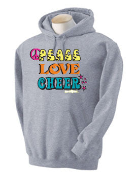 Peace Love Cheer Hoodie
