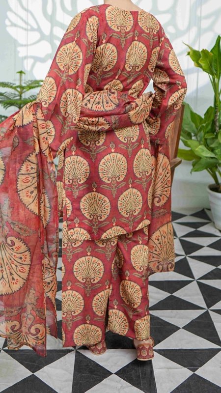 Rustic Royale Unstitched X Khussa (Combo Set)