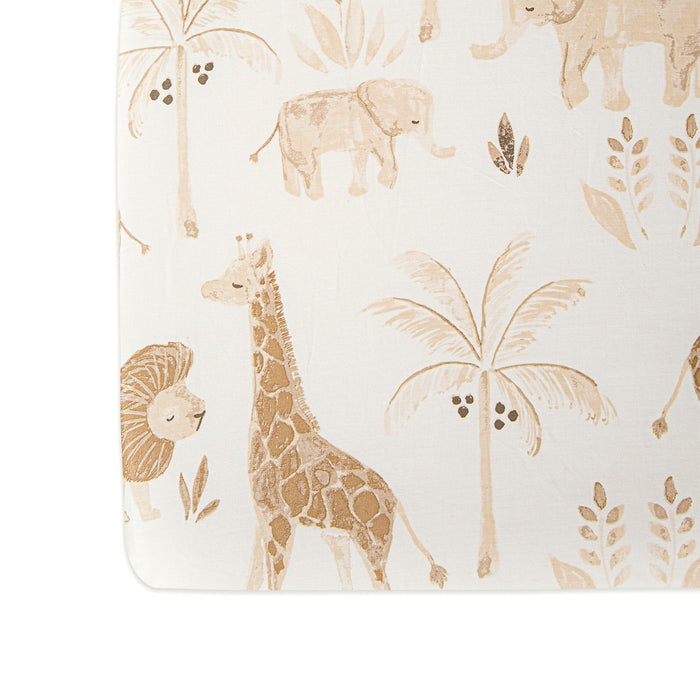 Safari Kendi Cotton Crib Sheet