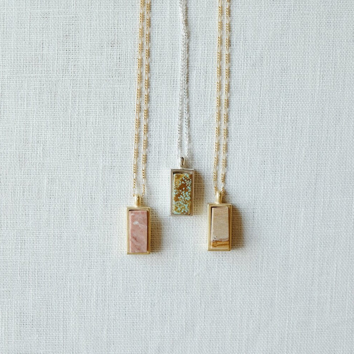 Sarah Safavi Jewelry - Token Rectangle Necklace