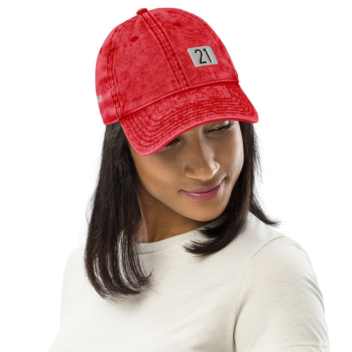 Section 42, Row 37, Seat 21 | The Red Seat Fenway Park | Vintage Dad Hat