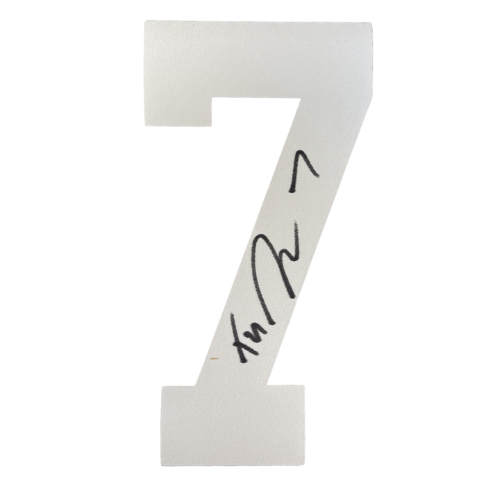 Taron Johnson Signed White Pro-Style Jersey Number #7