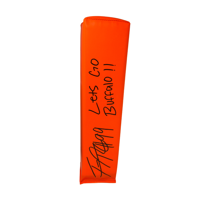 TJ Parker Signed Replica End Zone Pylon with "Let's Go Buffalo"