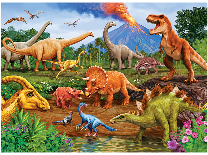 Triceratops & Friends (tray puzzle)
