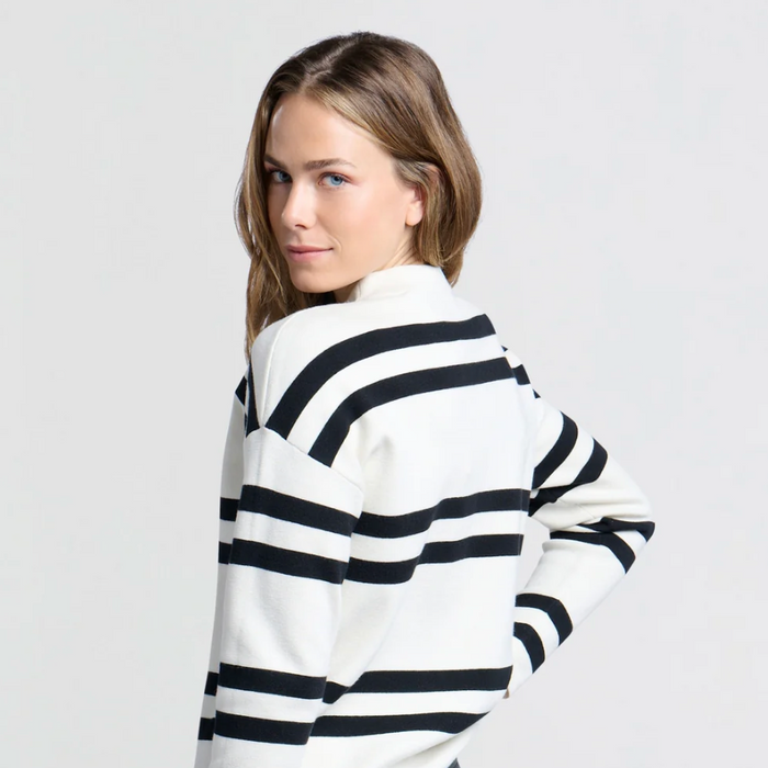 Turtleneck Stripe Sweater (Yaya)