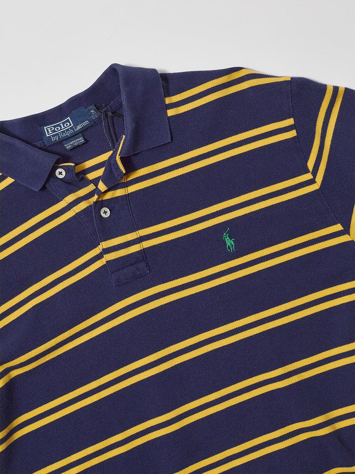 Vintage Polo Ralph Lauren Polo Shirt Navy & Yellow
