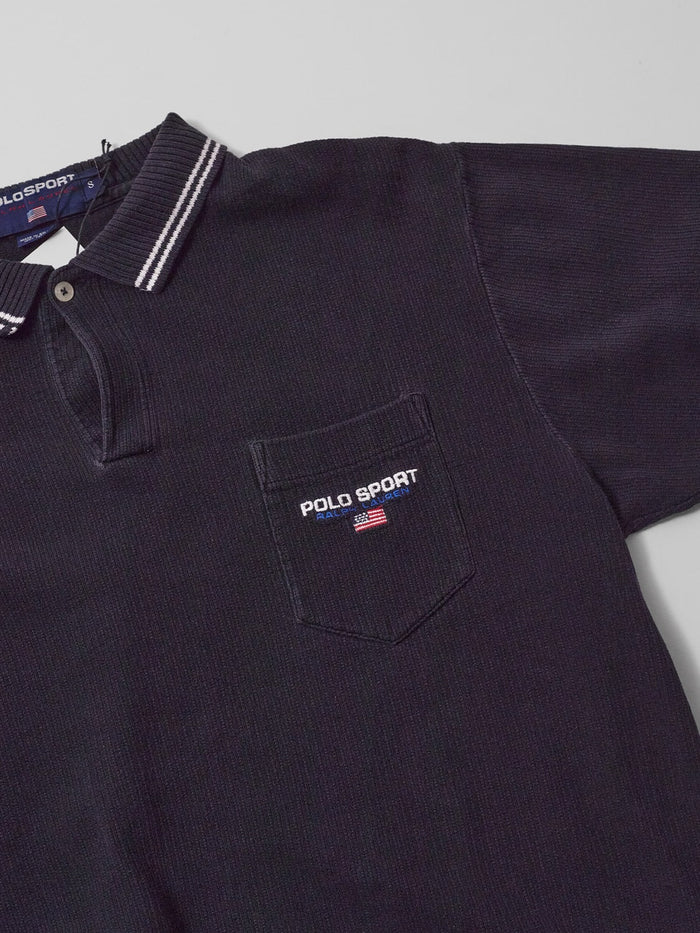 Vintage Polo Sport Ralph Lauren Knitted Polo Shirt