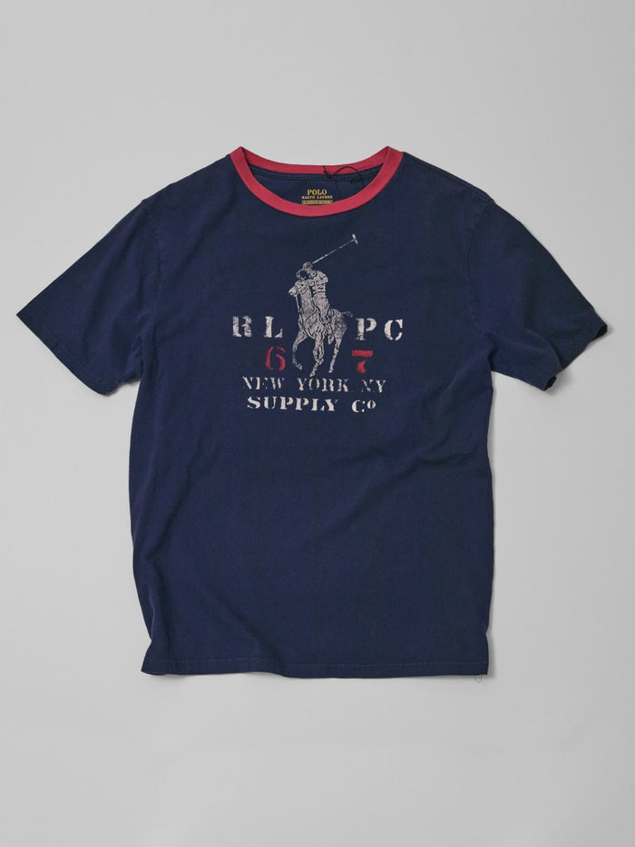 Vintage Ralph Lauren Polo Club Ringer Tee