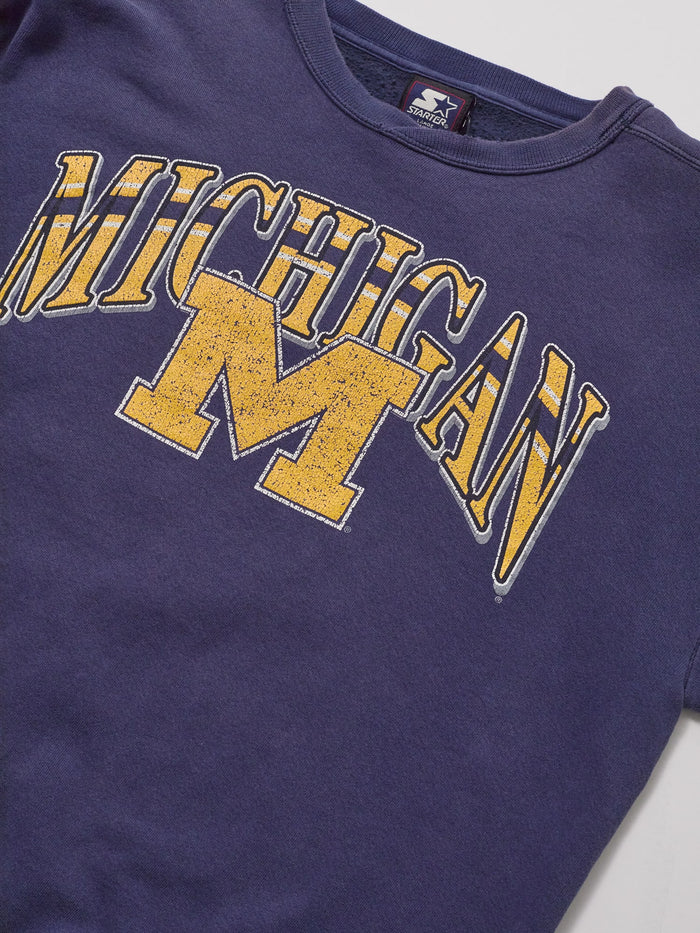 Vintage Sunfaded 90s Michigan Crew