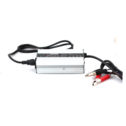 14.6V, 10A AC-to-DC Charger (Alligator) for 12V LiFePO4 Batteries (BPC-1510C)