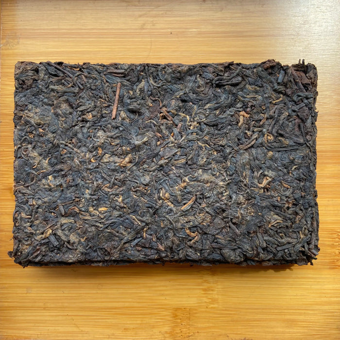 2004 LaoTongZhi Cha Zhuan - Zhu Pi Cha (Tea Brick - Bamboo Neifei) 250g Puerh Ri - photo 3