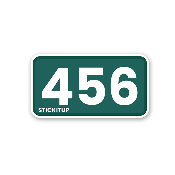 456 Sticker - Stickers | STICK IT UP