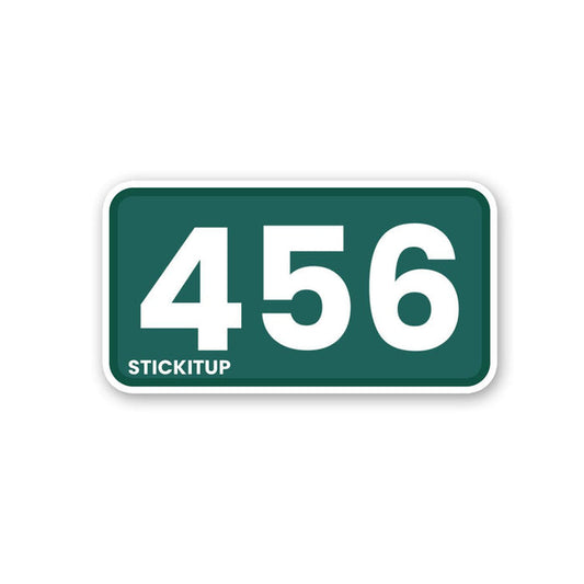 456 Sticker - Stickers | STICK IT UP