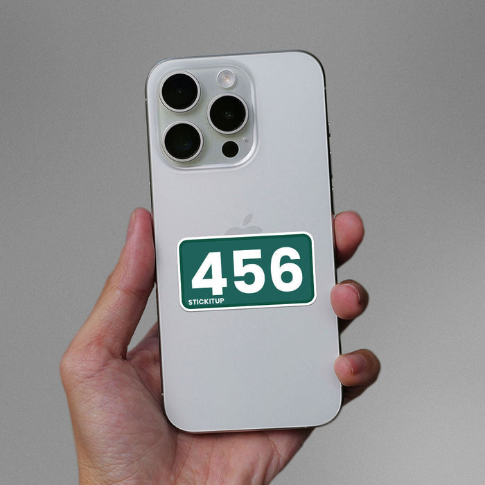 456 Sticker - Stickers | STICK IT UP