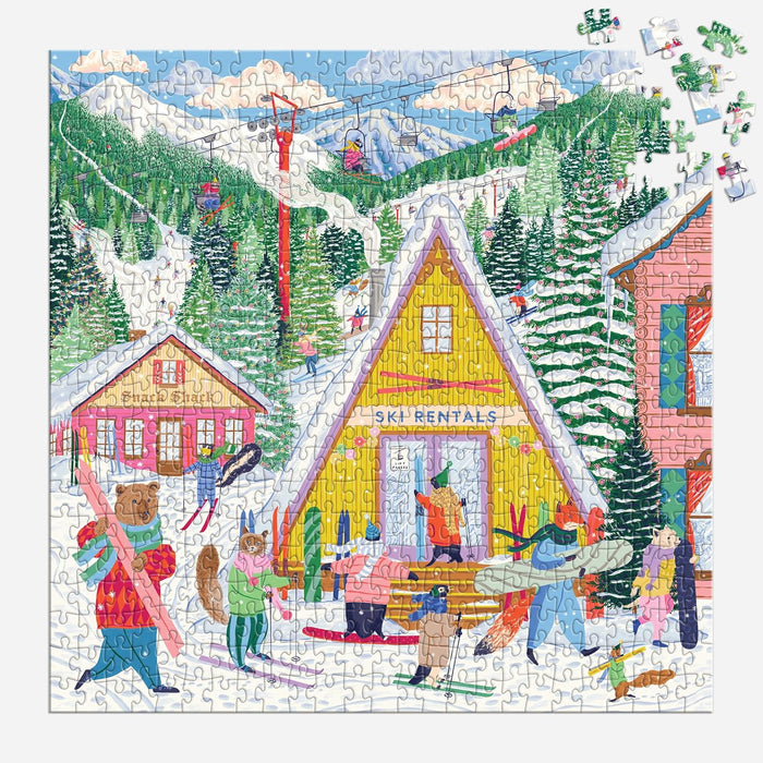 500 Piece Puzzle | Ski Village