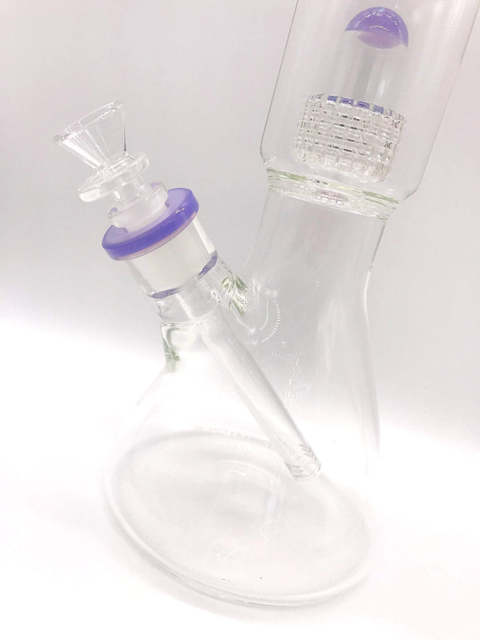 Smoke Station Water Pipe 9mm American Color Beaker Water Pipe with Matrix Perc