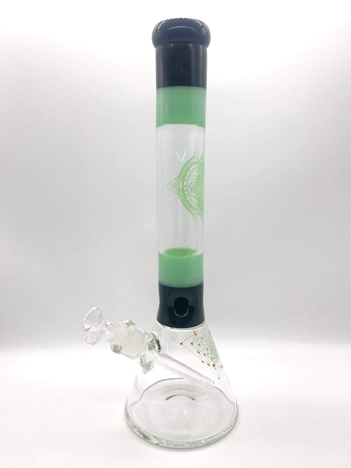 Smoke Station Water Pipe Mint 9mm Thick Base Two-Tone Zodiac Chart American  Water Pipe