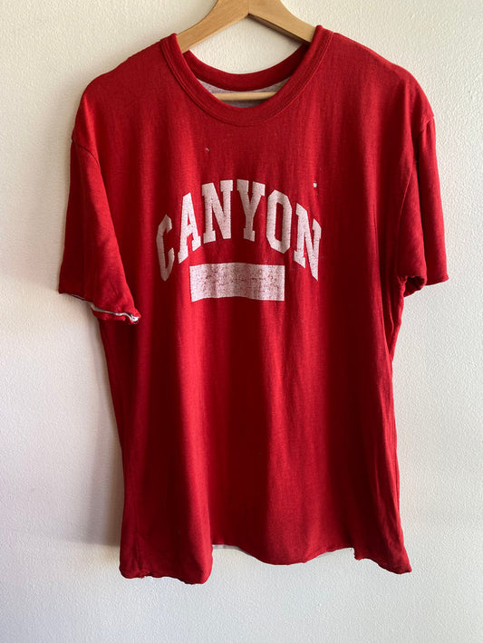 Vintage 1970’s “Canyon” Reversible Gym T-Shirt - La Lovely Vintage