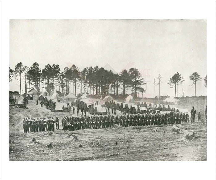 A Company of Zouaves, American Civil War - VINTAGEARTREPRINTS.COM