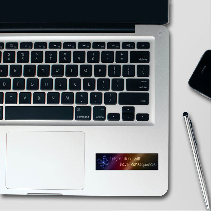 Action Consequences Holographic Stickers - Holographic stickers | STICK IT UP
