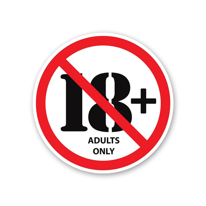 Adults Only Sticker - Stickers | STICK IT UP